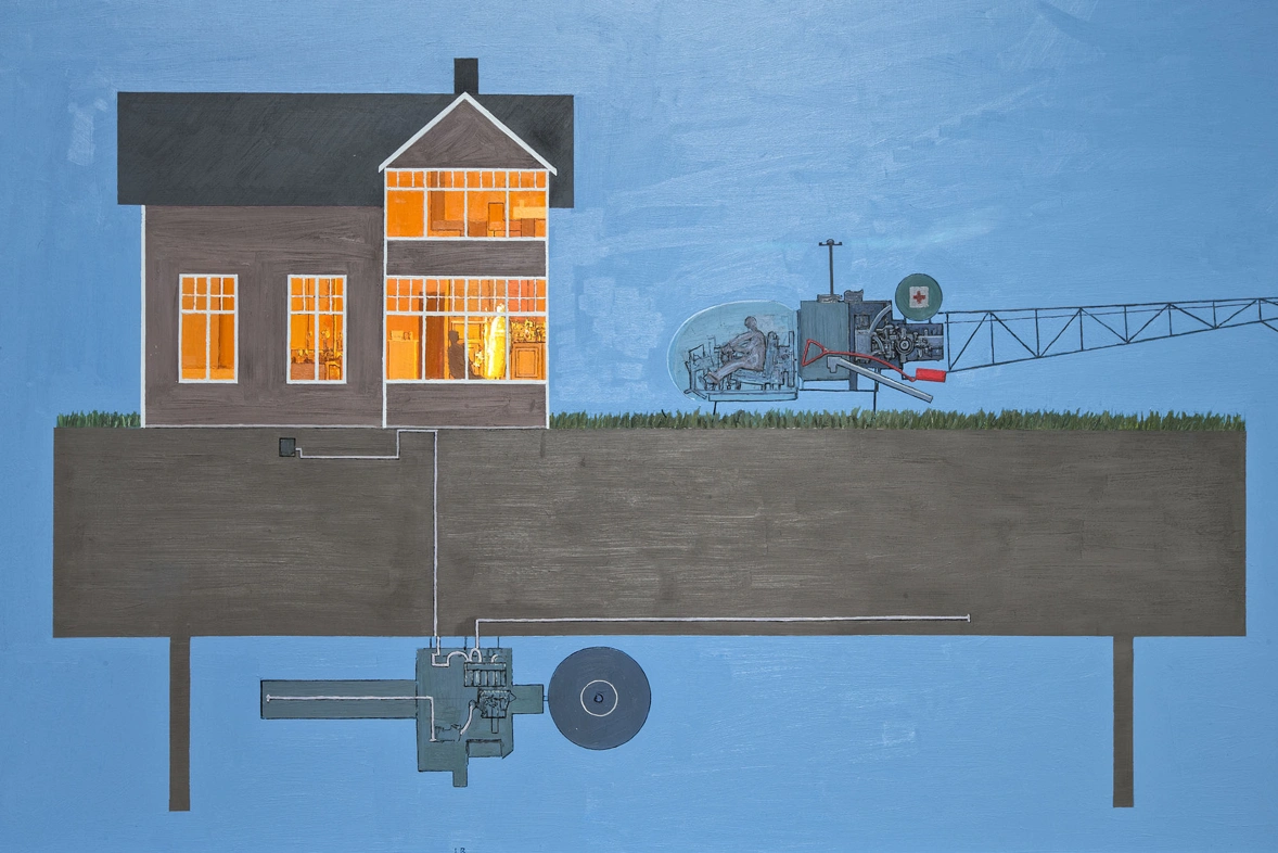 Leonard Rickhard painting